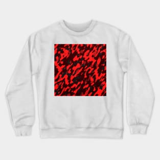 Camouflage - Red Crewneck Sweatshirt